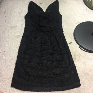 Express lace little black dress